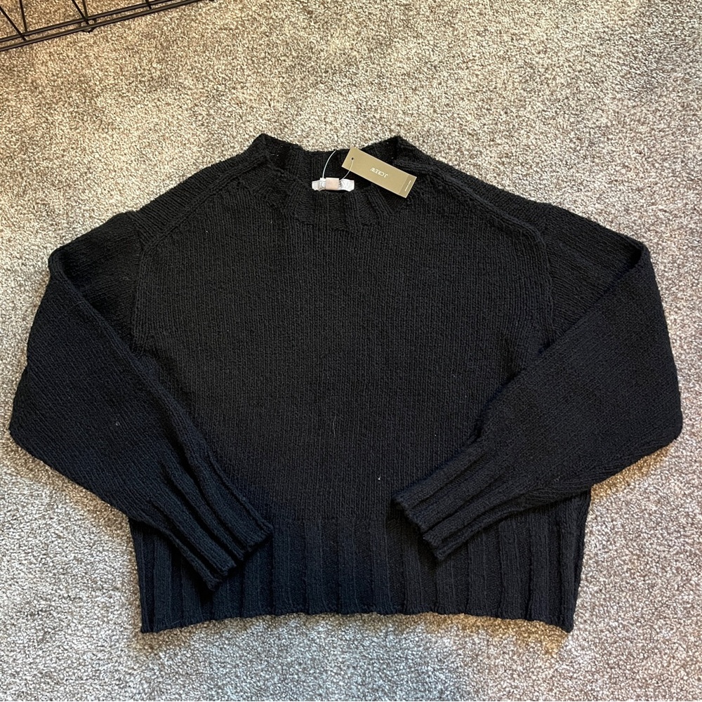 NWT J.Crew Black Sweater Size Small